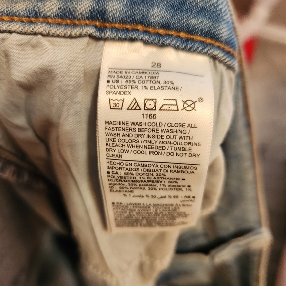 Old Navy High Rise Straight NWT Jeans Size 28 - Picture 9 of 9